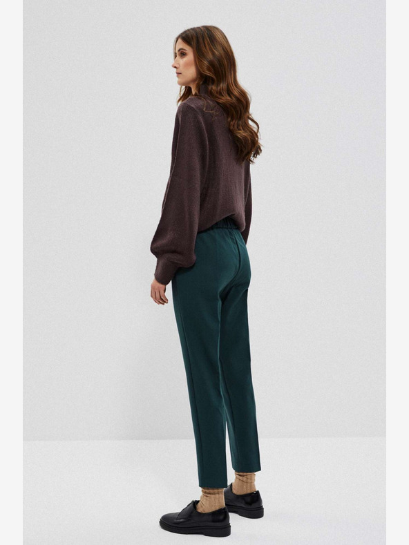 Moodo Zelené dámské kalhoty Moodo