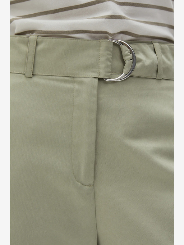 Moodo Světle zelené dámské kalhoty Moodo