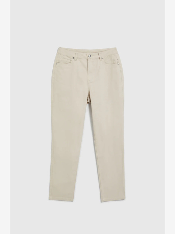 Moodo Dámské béžové kalhoty Moodo