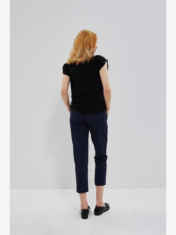 Moodo Tmavě modré dámské kalhoty Moodo