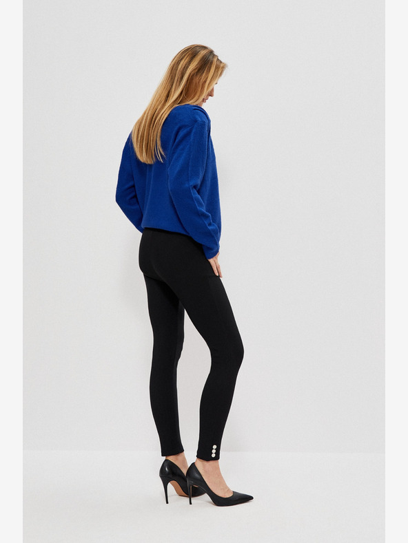 Moodo Černé dámské kalhoty Moodo