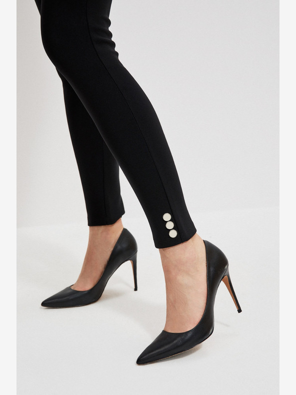 Moodo Černé dámské kalhoty Moodo