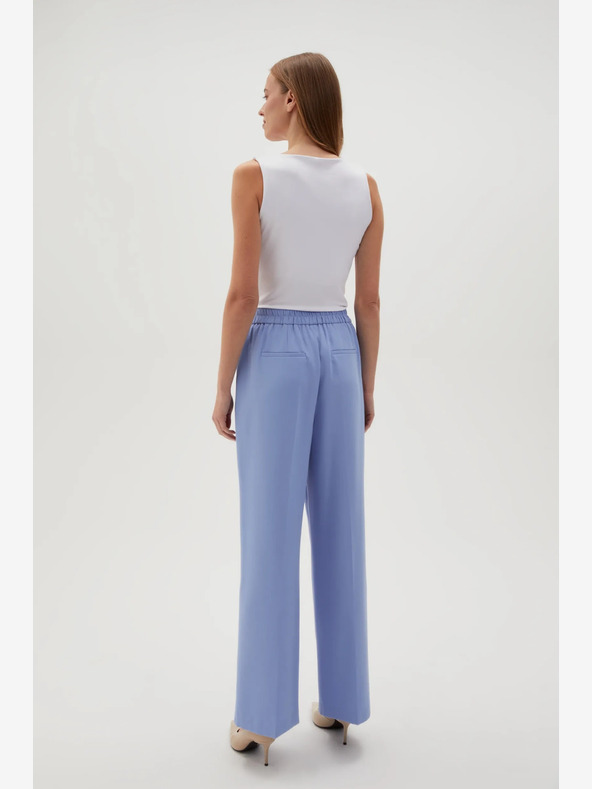 Moodo Modré dámské kalhoty Moodo