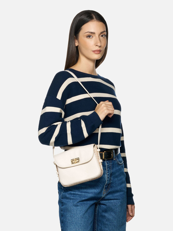 Geox Krémová dámská kabelka Geox Kleopy