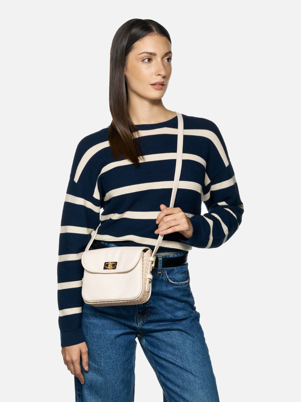 Geox Krémová dámská kabelka Geox Kleopy