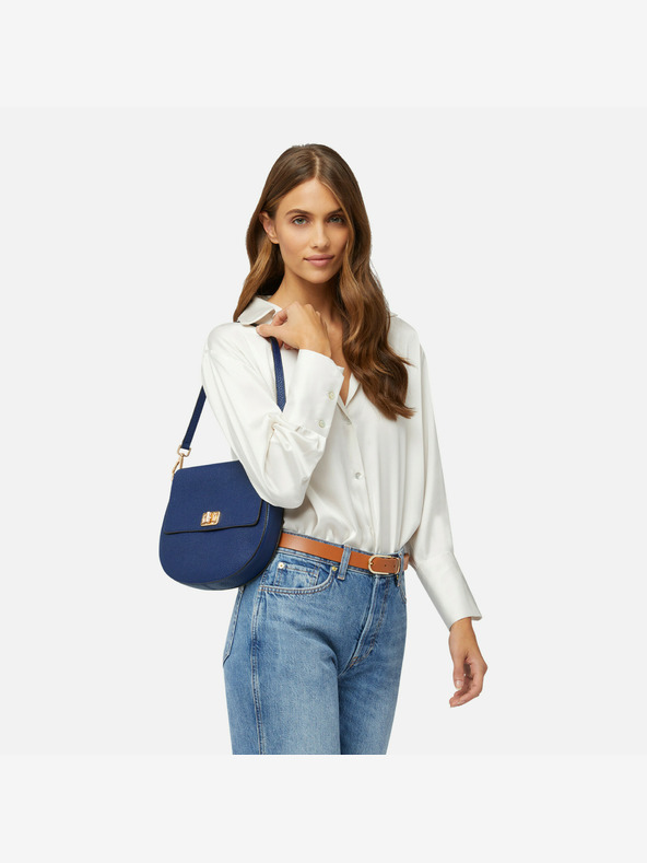 Geox Tmavě modrá dámská kabelka Geox Flavie