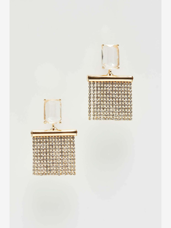 Moodo Dámské náušnice ve zlaté barvě Moodo