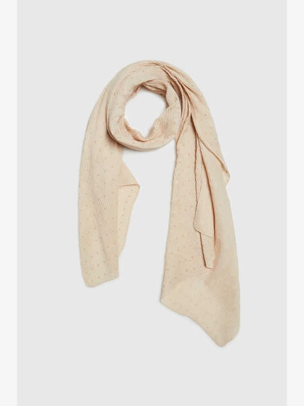 Moodo Béžový dámský šátek Moodo