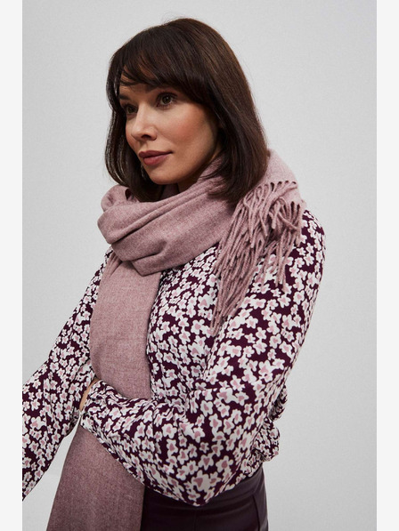 Moodo Scarf with delicate fringes Moodo