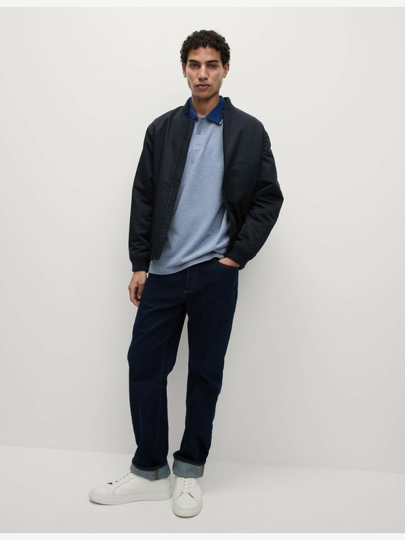 Marks & Spencer Polokošile Pique se zvýrazněnými okraji The Ultimate Marks & Spencer modrá