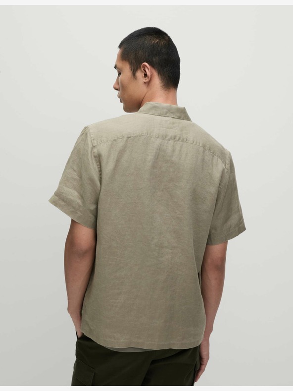 Marks & Spencer Košile z čistého lnu Marks & Spencer hnědá