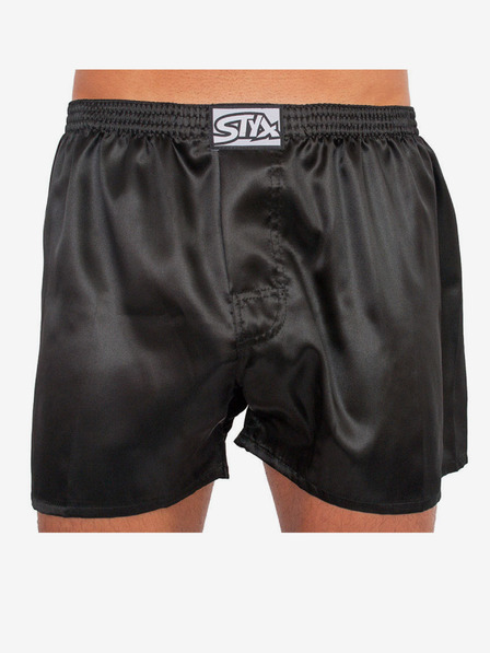 Styx Pánské trenky Styx saténové černé