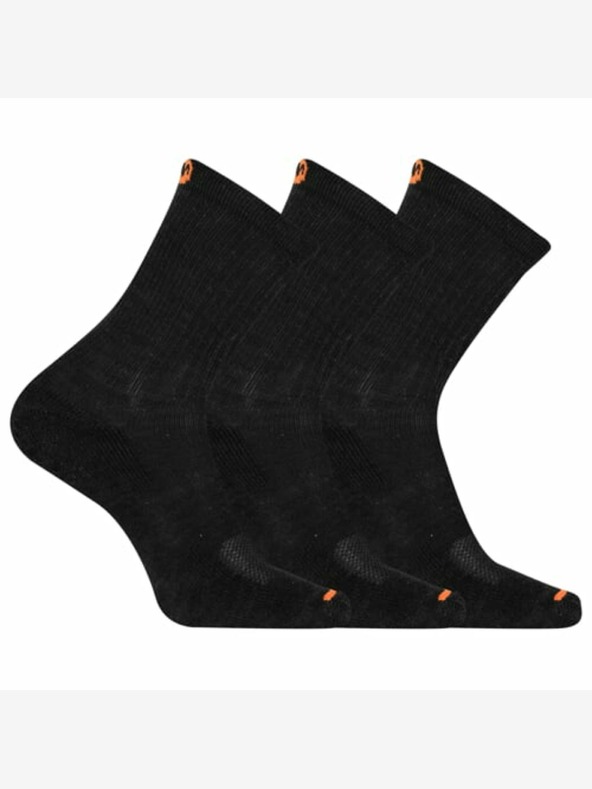 Merrell Merrell ponožky MEA33564C3B2 BLACK CUSHIONED COTTON CREW