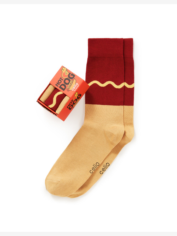 Celio Dárkové balení ponožek Hotdog one size Celio
