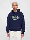 GAP Oversize mikina s logem Americana GAP