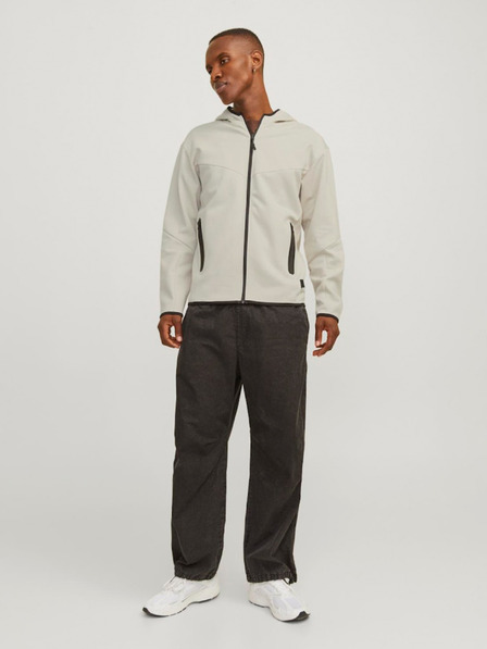 Jack & Jones Béžová pánská mikina s kapucí Jack & Jones