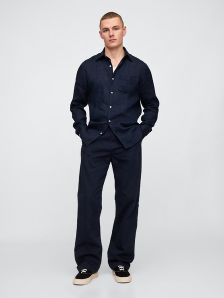GAP Lněná košile Classic Shirt GAP