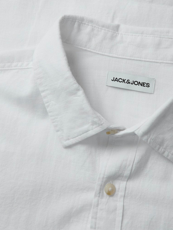 Jack & Jones Bílá pánská košile Jack & Jones ESUMMER