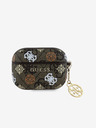 Guess Guess PU 4G Peony Charm Pouzdro pro AirPods Pro Brown