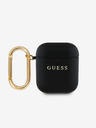 Guess Guess PU Grained Classic Logo Pouzdro pro AirPods 1/2 Black