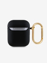 Guess Guess PU Grained Classic Logo Pouzdro pro AirPods 1/2 Black