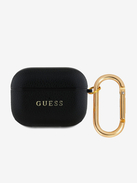 Guess Guess PU Grained Classic Logo Pouzdro pro AirPods 3 Black
