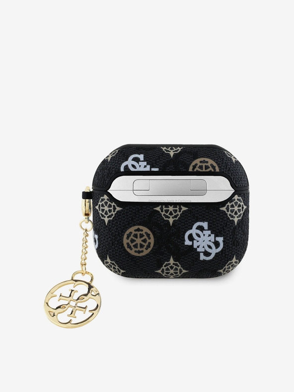 Guess Guess PU 4G Peony Charm Pouzdro pro AirPods 3 Black