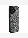 DKNY DKNY PU Leather Crosswalk Pattern Magsafe Zadní Kryt pro iPhone 16 Ivory