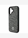 DKNY DKNY PU Leather Crosswalk Pattern Magsafe Zadní Kryt pro iPhone 16 Ivory