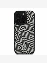 DKNY DKNY PU Leather Crosswalk Pattern Magsafe Zadní Kryt pro iPhone 16 Pro Max Ivory