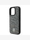 DKNY DKNY PU Leather Crosswalk Pattern Magsafe Zadní Kryt pro iPhone 16 Pro Max Ivory