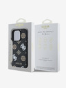 Guess Guess PU 4G Peony MagSafe Zadní Kryt pro iPhone 16 Pro Max Black