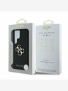 Guess Guess PU Grained 4G Metal Logo Zadní Kryt pro Samsung Galaxy S25 Ultra Black