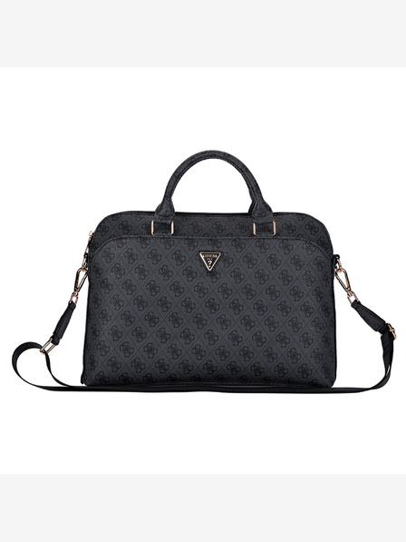 Guess PU 4G Triangle Logo Taška na Notebook 15/16" Black Obal na telefon