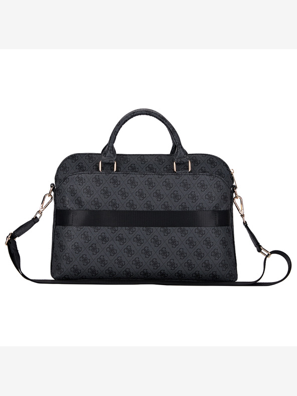 Guess PU 4G Triangle Logo Taška na Notebook 15/16" Black Obal na telefon