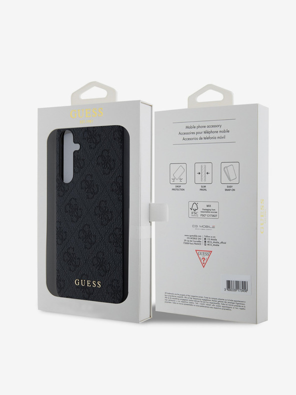 Guess Guess 4G Zadní Kryt pro Samsung Galaxy A35 5G Grey