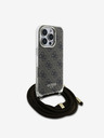 Guess Guess IML 4G Printed Crossbody Popruh Zadní Kryt pro iPhone 16 Pro Max Brown
