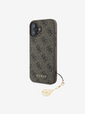 Guess Guess 4G Charm Zadní Kryt pro iPhone 16 Tone on Tone Brown