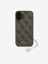 Guess Guess 4G Charm Zadní Kryt pro iPhone 16 Tone on Tone Brown