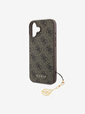 Guess Guess 4G Charm Zadní Kryt pro iPhone 16 Tone on Tone Brown
