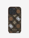 Guess Guess PU 4G Peony MagSafe Zadní Kryt pro iPhone 16 Pro Max Brown