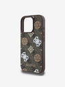 Guess Guess PU 4G Peony MagSafe Zadní Kryt pro iPhone 16 Pro Max Brown