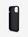 Guess Guess PU Fixed Glitter 4G Metal Logo Zadní Kryt pro iPhone 13 Black
