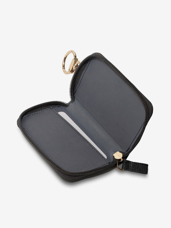 Guess Guess PU 4G Script Logo Klíčenka Black