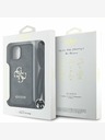 Guess Guess PU 4G Metal Logo Crossbody Popruh Zadní Kryt pro iPhone 15 Black