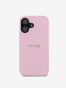 Guess Guess PU Grained Classic Logo MagSafe Zadní Kryt pro iPhone 16 Pink