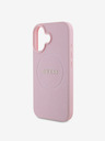 Guess Guess PU Grained Classic Logo MagSafe Zadní Kryt pro iPhone 16 Pink