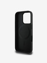 Guess PU Leather 4G Colored Ring MagSafe Zadní Kryt pro iPhone 16 Pro Black Obal na telefon