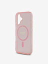 Guess Guess IML Glitter Ring MagSafe Zadní Kryt pro iPhone 16 Pink
