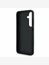 Guess Guess PU 4G Metal Logo Zadní Kryt pro Samsung Galaxy S25 Brown